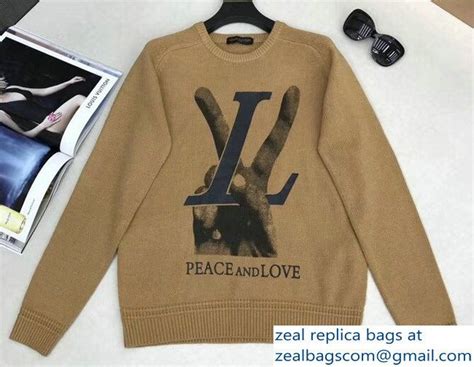 lv sweater peace and love|Louis Vuitton Love And Peace Sweater .